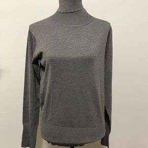 NWT Gray turtle neck sweater. Size LG